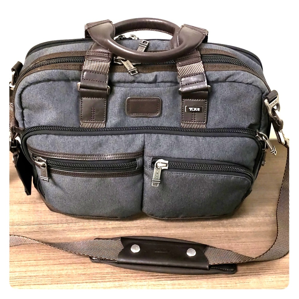 Tumi Alpha Bravo Laptop Slim Commuter Briefcase